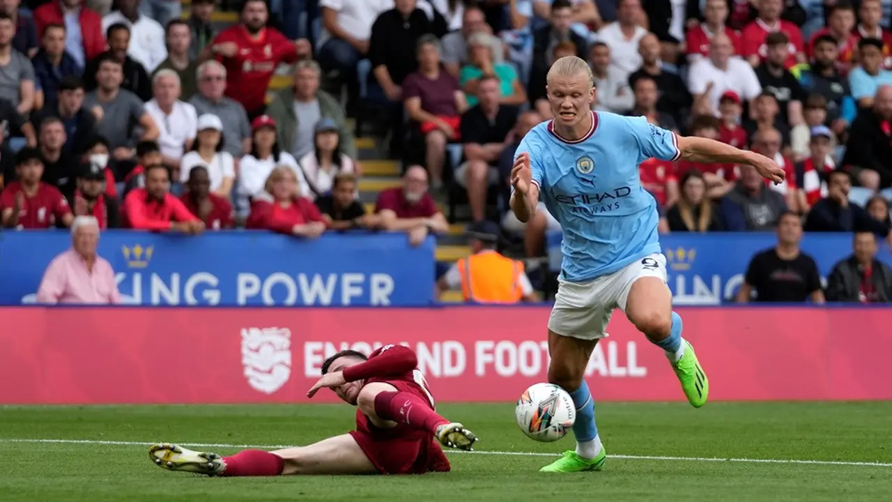 Striker Manchester City, Erling Haland.