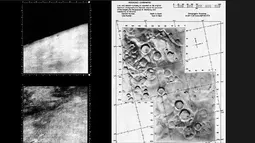 Gambar close-up pertama Mars, dari pesawat ruang angkasa Mariner 4. (businessweek.com)