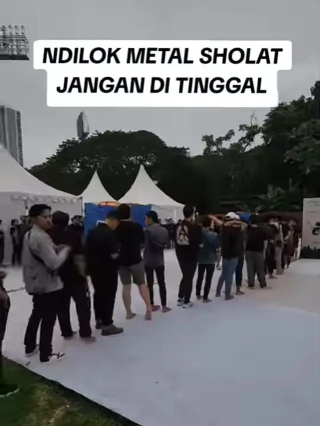 Penonton Konser Avenged Sevenfold di Jakarta Pada Mei 2024