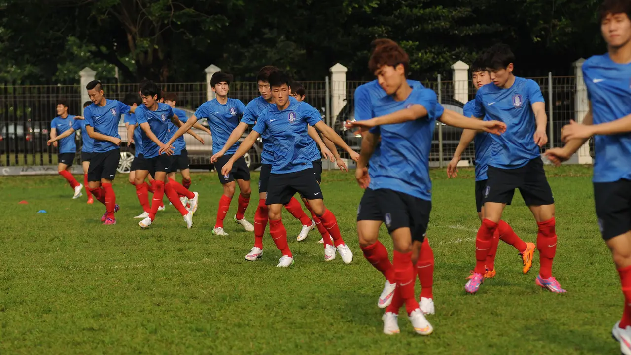 Tiba di Jakarta, Timnas Korea Selatan U-23 Langsung Berlatih