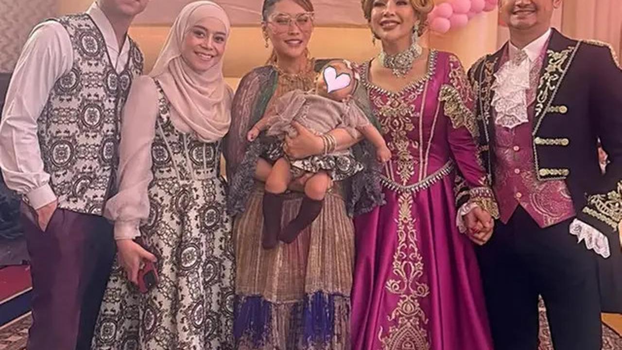 6 Potret Gaya Memukau Inul Daratista dan Lesti Kejora di Ultah Anak Angga Wijaya