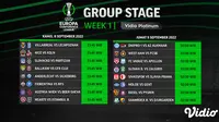 Link Live Streaming Liga Konferensi Eropa Matchweek 1 di Vidio 8-9 September