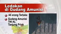Jumlah Korban Ledakan Gudang Amunisi TNI AL 44 Orang