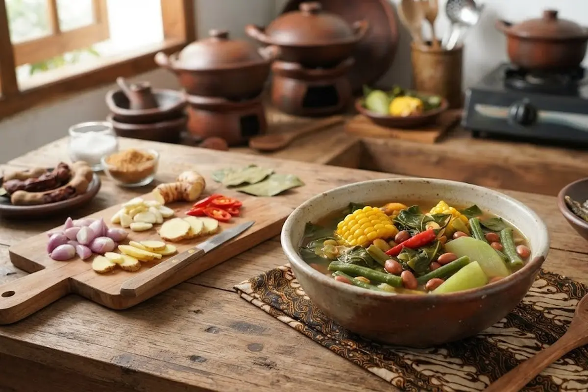 Resep Sayur Asem Bumbu Iris (AI Generated)