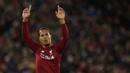 2. Virgil van Dijk (Bek Tengah) -  Bek asal Belanda ini dilabuhkan Liverpool dengan transfer 75 juta poundsterling dari Southampton pada Januari 2018 lalu. (AFP/Oli Scarff)