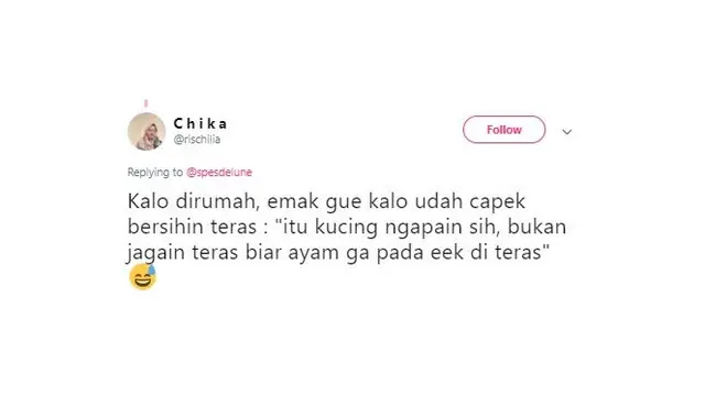 Obrolan emak-emak (sumber: Twitter)