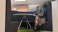 Hasnita T Arifin Pemimpin Disabilitas Kerja Indonesia, Jakarta Selatan, Kamis (27/2/2020).