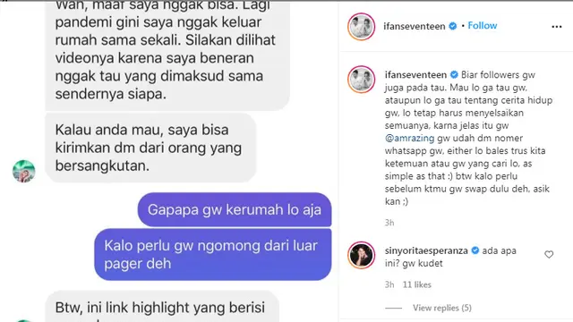 Ifan Seventeen marah