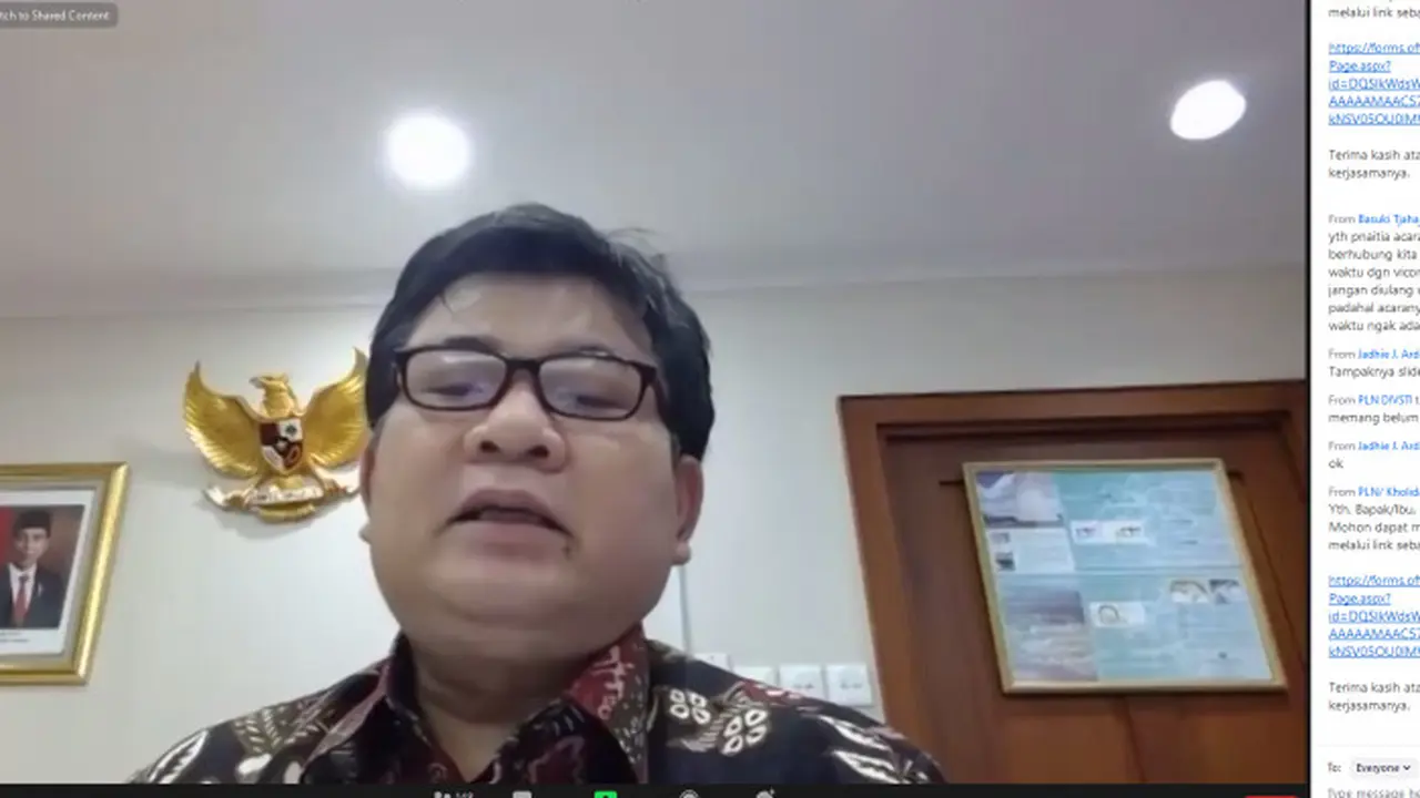 Direktur Pembinaan Program Ketenagalistrikan Jisman Hutajulu