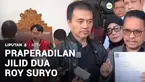 PN, Jakarta Selatan kembali menggelar sidang praperadilan kedua yang diajukan oleh Roy Suryo terkait penetapan status tersangkanya oleh Polda Metro Jaya. Dalam sidang ini, tim Kuasa Hukum meminta Hakim tunggal membatalkan status tersangka kliennya, k...