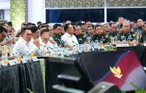 Mendagri Hadiri Taklimat Presiden ke 800 Perwira Tinggi TNI-Polri