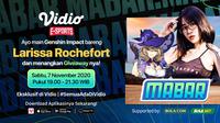 Main Bareng Genshin Impact bareng Larissa Rochefort, Sabtu (7/11/2020) pukul 19.00 WIB di Vidio, laman Bola.com, dan Bola.net. (Sumber: Vidio)