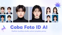 Line Foto ID AI, layanan Line untuk mengubah foto menjadi layaknya pasfoto dengan dukungan AI (Foto: Line Indonesia)