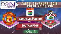 Manchester United vs Southampton (Bola.com/Samsul Hadi)