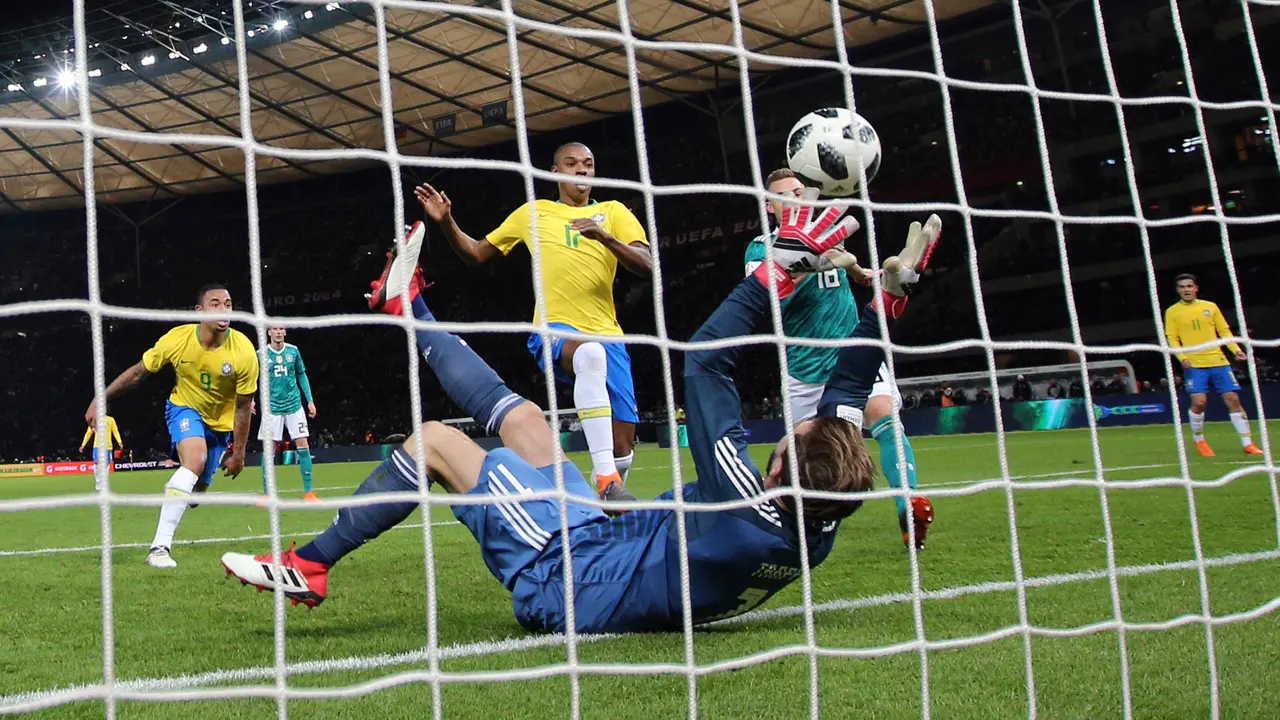 Timnas Brasil Taklukkan Jerman