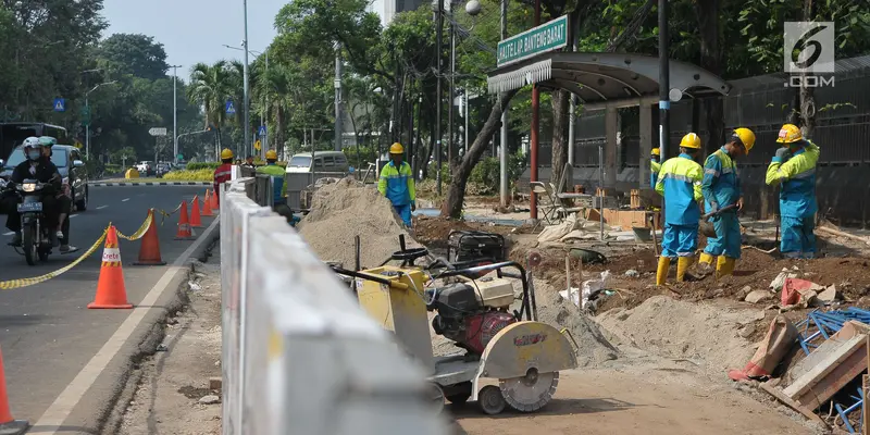 Fasilitasi Pejalan Kaki, Ibu Kota Terus Menata Pedestrian 