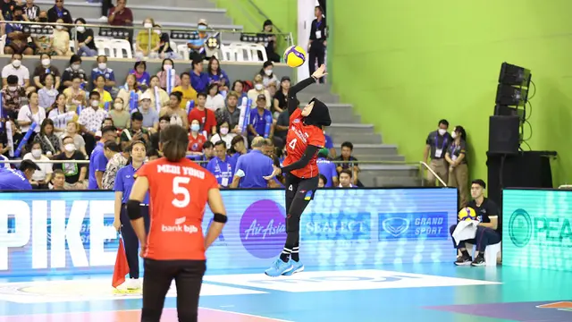 Foto: Timnas Voli Putri Indonesia Menyerah dari Tim Lapis Kedua Vietnam pada Laga Pertama Putaran Kedua SEA V League 2023