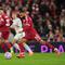 Pemain Liverpool, Mohamed Salah, beraksi dalam pertandingan Liga Inggris&nbsp;melawan Aston Villa di Anfield, Inggris, Minggu,&nbsp;2 November 2025. (AP Photo/Jon Super)