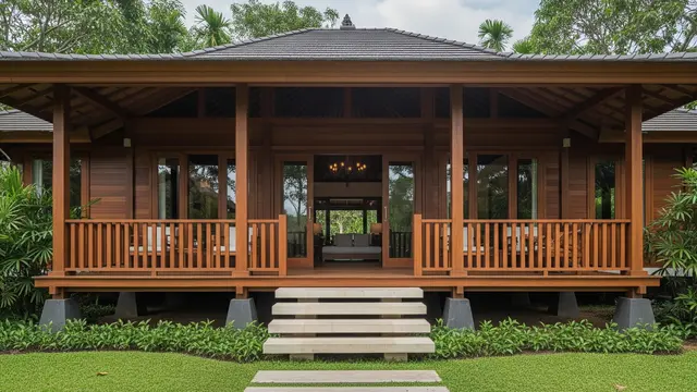 Teras Panggung Kayu (Elevated Deck)