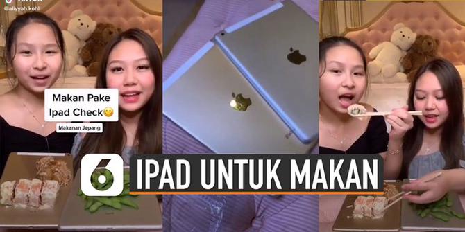 VIDEO: Viral Ipad Untuk Tempat Makan