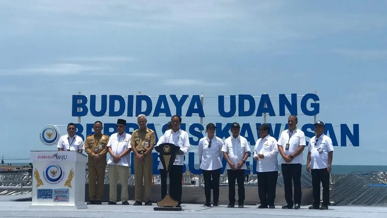 Presiden Jokowi Meresmikan Modeling Budidaya Ulang Berbasis Kawasan di Kebumen