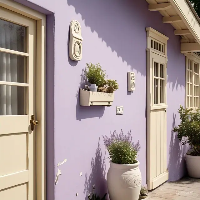 Inspirasi Cat Rumah Warna Ungu