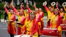 Event ini menjadi yang terbesar di China sejak pemerintah setempat mencabut pembatasan akibat pandemi Covid-19. (AP Photo/Vincent Thian)