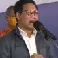 Menteri Desa Abdul Halim Iskandar dalam jumpa pers di Media Center Gugus Tugas Percepatan Penanganan Covid-19 di Jakarta, Minggu (19/4/2020). (Liputan6.com/ Ist)
