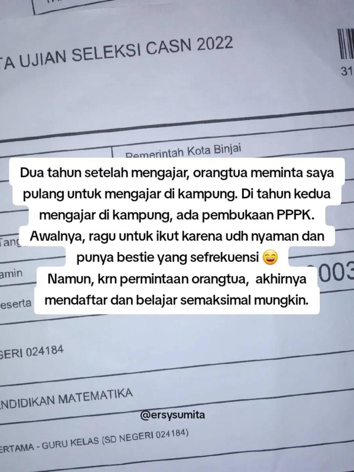 Tak Menyerah, Wanita Ini Bagikan Pengalamannya Pasca Gagal dari Tes CPNS
