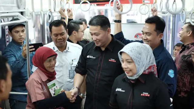 Direktur Pelayanan BPJS Ketenagakerjaan Krishna Syarif dan Dewan Pengawas BPJS Ketenagakerjaan Inda D Hasman (BPJSTK)