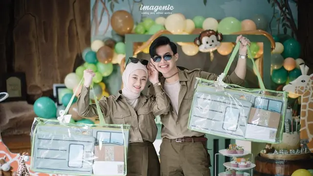 6 Potret Dinda Hauw Rayakan Ulang Tahun Anak Pertama, Meriah Bertema Kebun Binatang