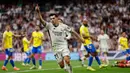 Bermain di Santiago Bernabeu, Real Madrid menang telak 3-0 atas Cadiz CF. (OSCAR DEL POZO/AFP)