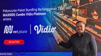 PT MRT Jakarta (Perseroda) resmi meluncurkan paket berlangganan terbaru MAXRIDE Combo Vidio Platinum melalui aplikasi MyMRTJ.