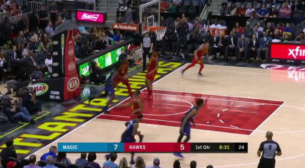 Berita video game recap NBA 2017-2018 antara Atalanta Hawks melawan Orlando Magic dengan skor 94-88.
