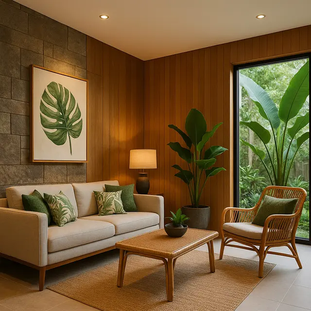 Desain Rumah dengan Wall Panel (Image by ChatGPT)