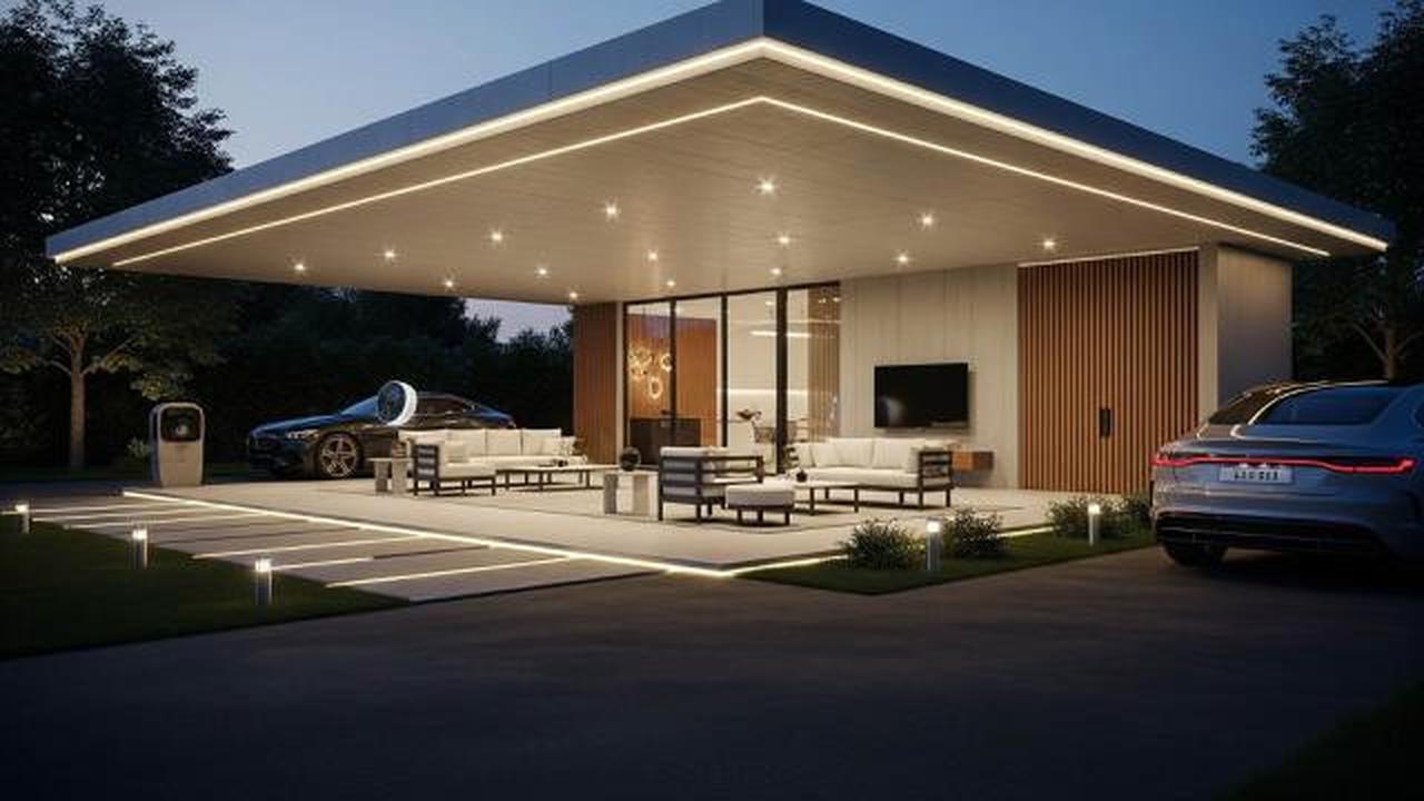 5 Inspirasi Desain Teras Kombinasi Carport dan Ruang Santai yang Aman dan Nyaman