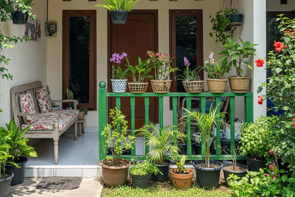9 Ide Teras Depan Rumah Sempit Budget 5 Juta, Wujudkan Tampilan Minimalis