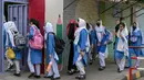 Penutupan berlangsung mulai Senin (4/11) hingga Sabtu (9/11/2024). Pemerintah setempat juga menyebutkan bahwa situasi akan dinilai kembali untuk menentukan apakah akan memperpanjang penutupan sekolah. (Arif ALI/AFP)