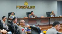 Kapolri Jenderal Listyo Sigit Prabowo memerintahkan seluruh jajaran kepolisian untuk menindaklanjuti misi Asta Cita Presiden Prabowo Subianto seperti judi online. (Nanda Perdana).