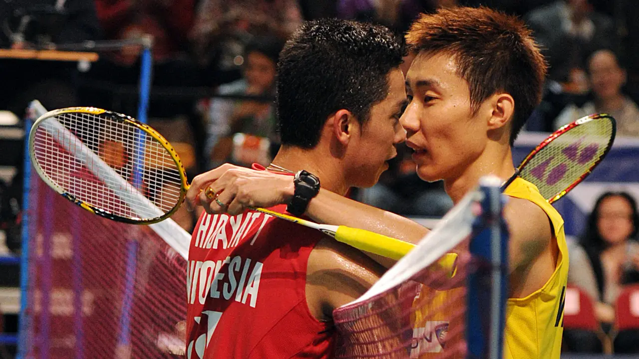Taufik Hidayat dan Lee Chong Wei