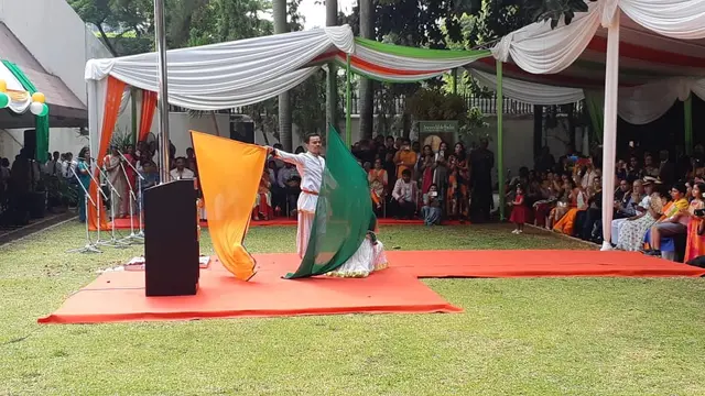 Perayaan Hari Kemerdekaan India di Kedutaan Besar India Jakarta (Rizki Akbar Hasan / Liputan6.com)