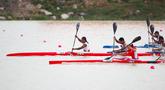 Tim Kano Indonesia sukses meraih medali emas pada nomor Mixed Kayak Four 500 m di SEA Games Thailand 2025. (Foto: NOC Indonesia/Tetuko Mediantoro)