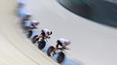 Para pebalap Jerman berlatih jelang Olimpiade Rio 2016 di Rio Olympic Velodrome, Rio de Janeiro, Brasil, (2/82016). (AP Photo/Patrick Semansky)