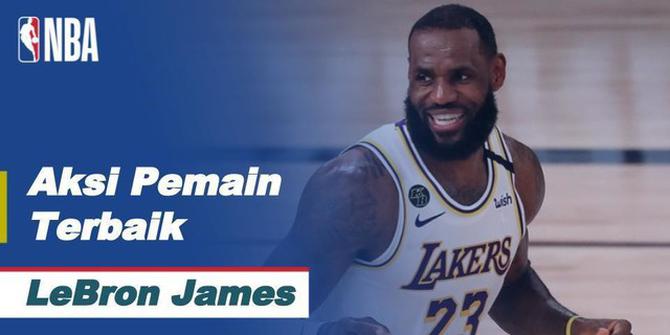 VIDEO: Aksi-Aksi Terbaik Bintang Los Angeles Lakers, LeBron James yang Buat Houston Rockets Kewalahan