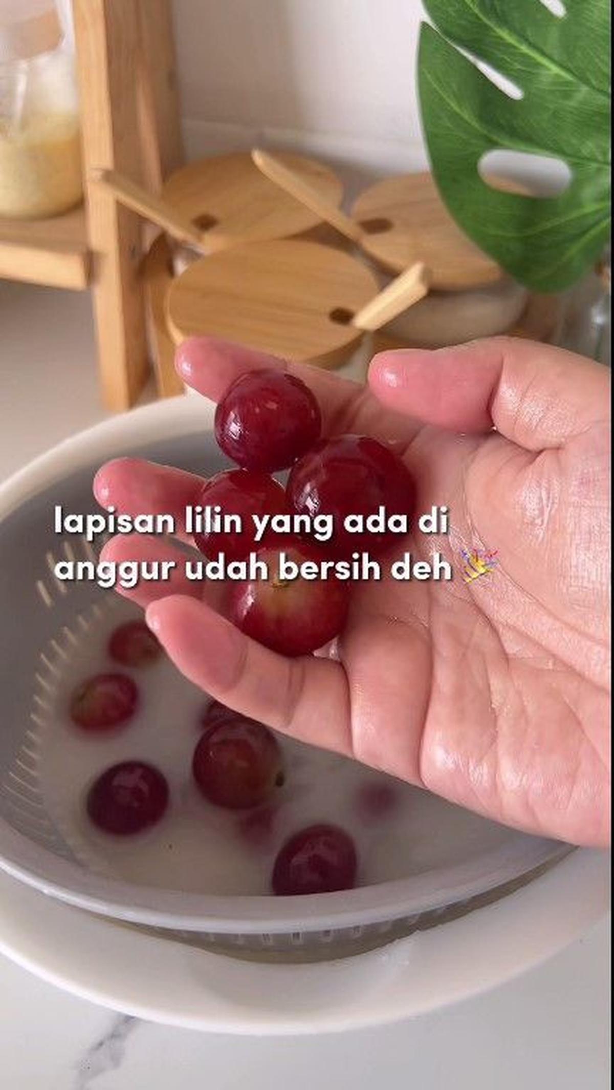 Anggur Jadi Sangat Bersih