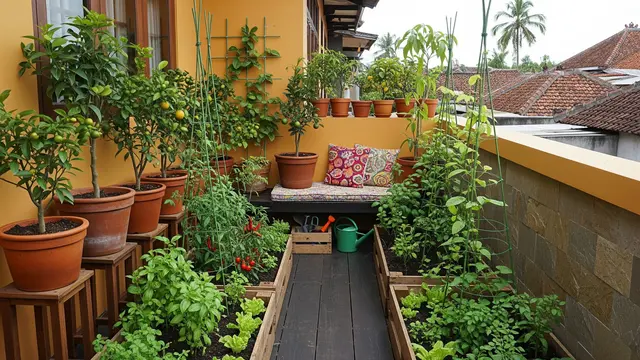 9 Inspirasi Edible Garden Buah Mini di Teras Sempit, Lahan Terbatas Jadi Kebun