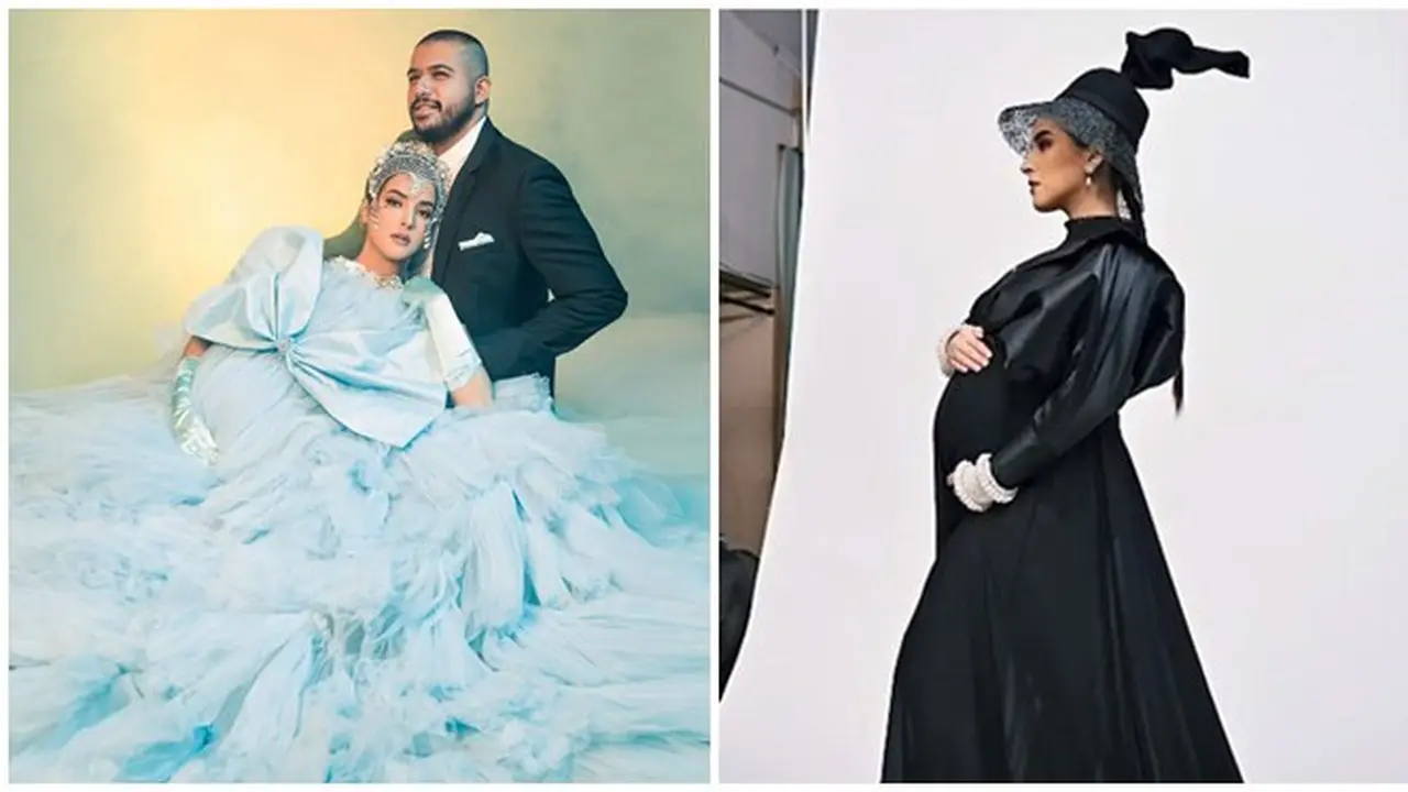 10 Gaya Meternity Shoot Tasya Farasya di Kehamilan Kedua, Tampil Stunning