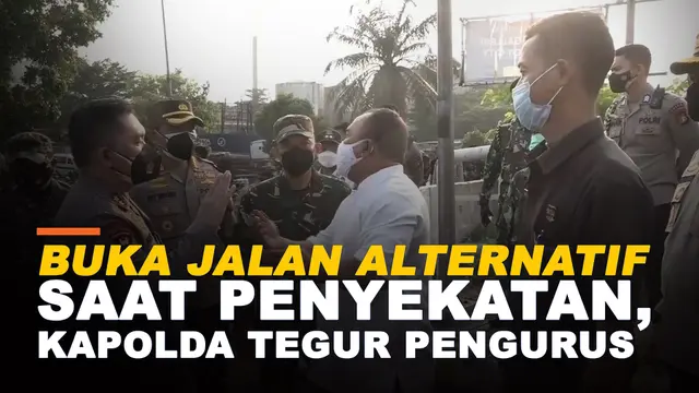 VIDEO: Buka Jalan Alternatif Saat Penyekatan, Kapolda Tegur Pengurus RW