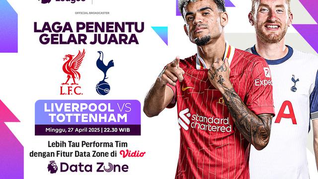 Link Streaming Big Match Liga Inggris: Liverpool vs Tottenham pada Matchweek 34 di Vidio