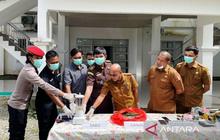Kejari Nagan Raya Musnahkan Barang Bukti Narkotika dan Kejahatan Lainnya, Wujudkan Transparansi Hukum